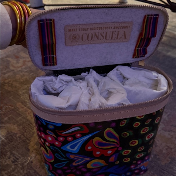 Consuela Vibrant Patterned Cosmetic Case - Picture 3 of 3